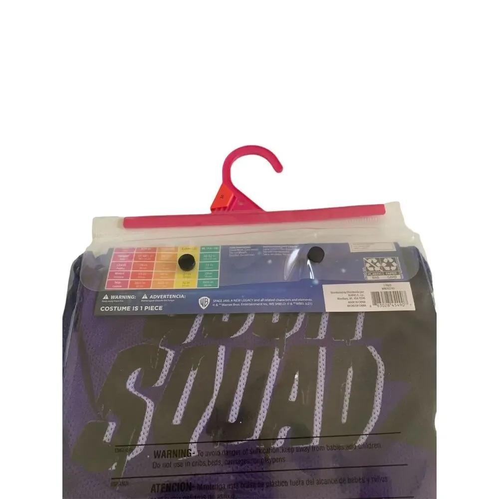 Space Jam Size S(4-6) A New Legacy Goon Squad Dress Costume Girls Youth Kids